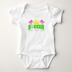 Flickfotboll Sunshine Palmträd T Shirt
