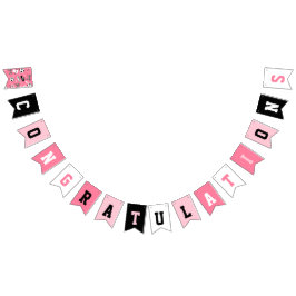 Flickfotbollsspelarens födelsedagsfest rosa vimplar