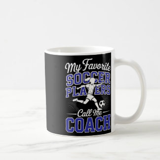 Flickfotbollstränare Mina Favoritfotbollsspelare S Kaffemugg