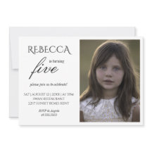 Flickfotoenkel elegant födelsedagsfest