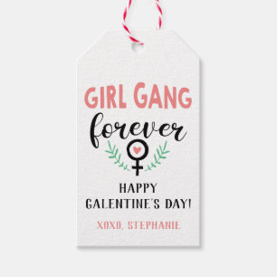 Flickgang Forever Galentines Märkre Presentetikett