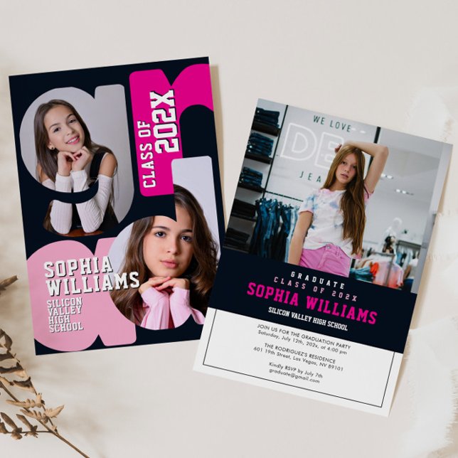 Flickhögskolexamens inbjudan (Skapare uppladdad)