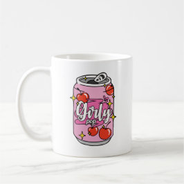 Flickig chokladkärna burk kaffemugg