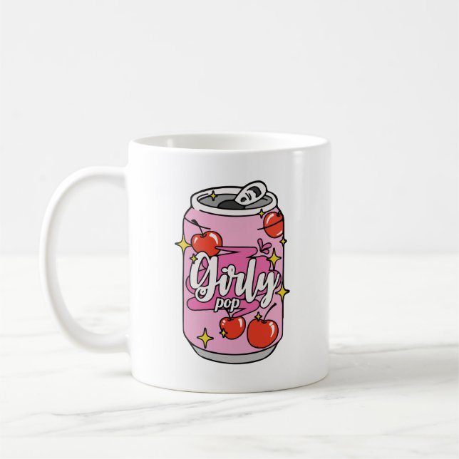 Flickig chokladkärna burk kaffemugg (Vänster)
