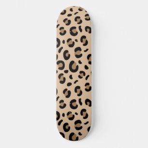 Flickig estetisk djurprint mini skateboard bräda 18,5 cm