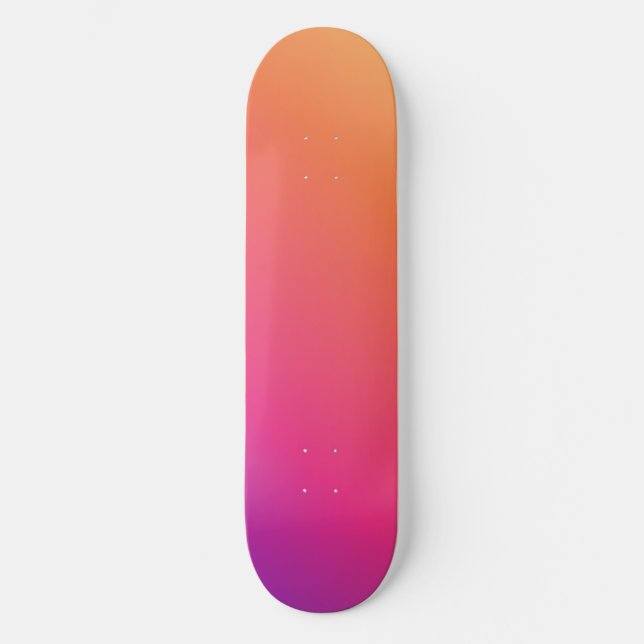 Flickig estetisk färgrik mini skateboard bräda 18,5 cm (Framsida)