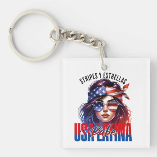 Flickig latina Fjärde juli självständighetsdagsko