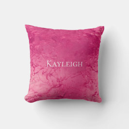 Flickigt Glamourös Rosa Födelsedag Kudde