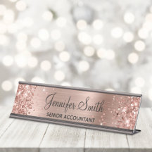 Flickigt glitter falskt rosa guld folie