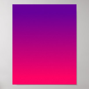 Flickigt ljust rosa och lila ombré poster
