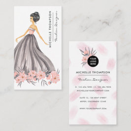Flickigt New York-modedesigner Visitkort