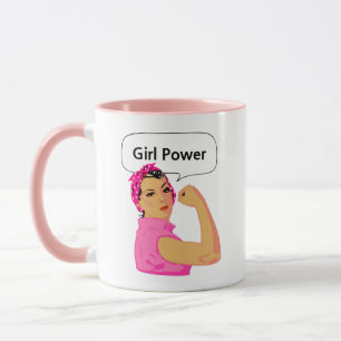 Flickkraft redigerbar text mugg