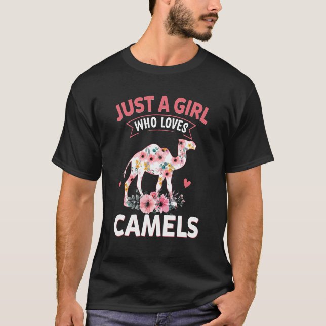 Flickläger i Kärlek för Camel T Shirt (Framsida)