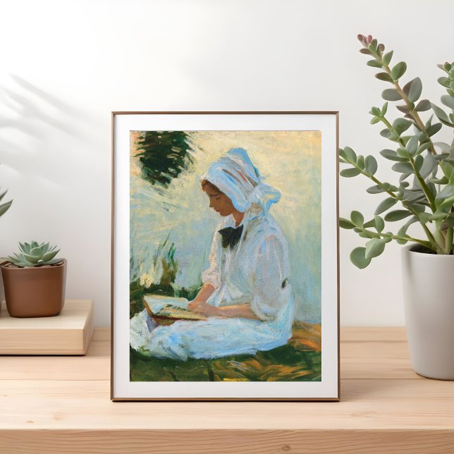 Flickläsning av en ström, Sargent 1888 Poster (Skapare uppladdad)