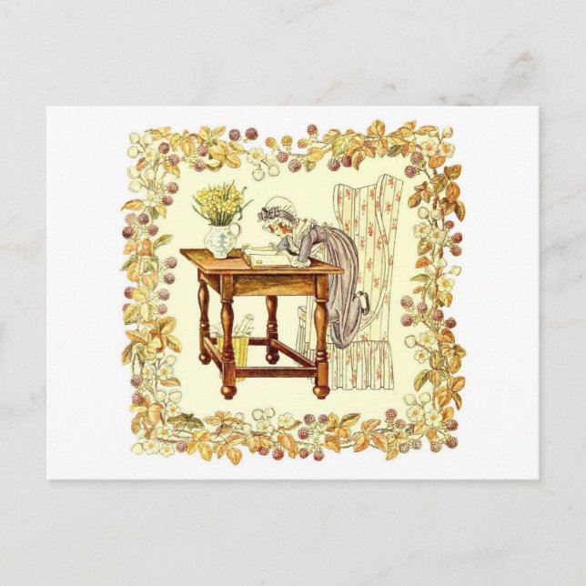 Flickläsning med Daffodils Vykort (Framsida)