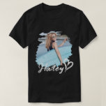 Flicklkompis Grunge Heart Simple Modern Coola Phot T Shirt<br><div class="desc">Denna enkla och moderna design består av modern,  enkel,  lekfull skripttypografi. Lägg till fotot för anpassningsbar.</div>