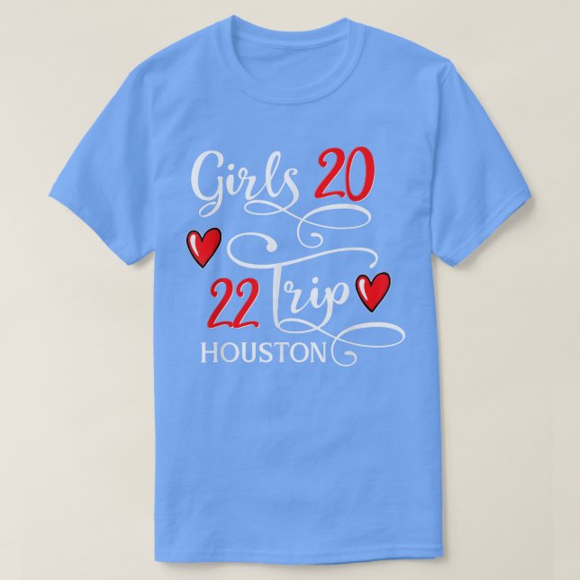 Flickls Resa 2022 Houston Texas Vacation Beach Gro T Shirt (Design framsida)