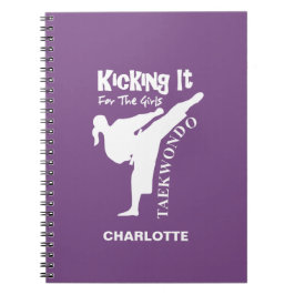 Flickls Taekwondo Martial Arts Anteckningsbok