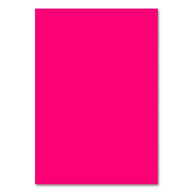 Flickly Fuchsia Rosa Anpassningsbar Friendly Backg Bordsnummer (Framsidan)
