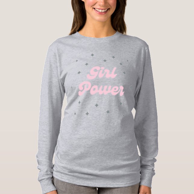 Flickmakt T Shirt (Framsida)