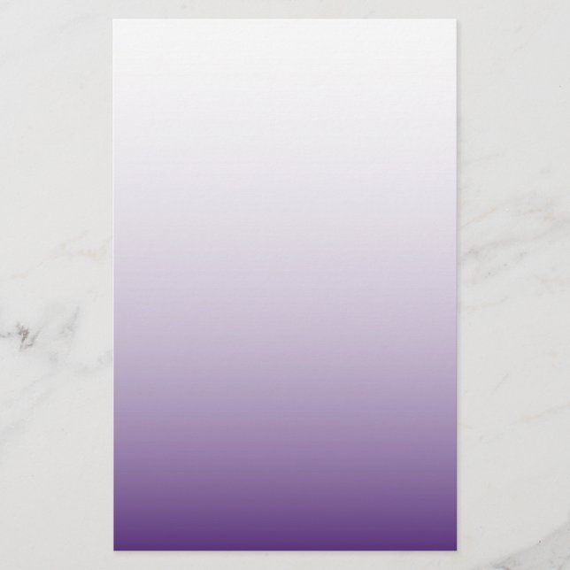 Flickminimalistisk Chic ombre lilac lavender lila Brevpapper (Framsida)