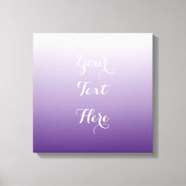 Flickminimalistisk Chic ombre lilac lavender lila Canvastryck