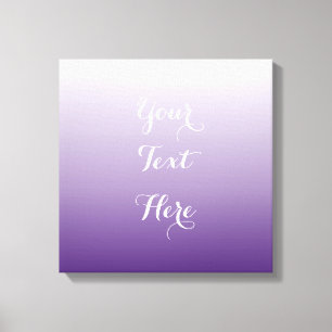 Flickminimalistisk Chic ombre lilac lavender lila Canvastryck