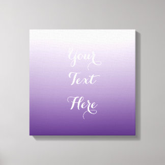 Flickminimalistisk Chic ombre lilac lavender lila Canvastryck