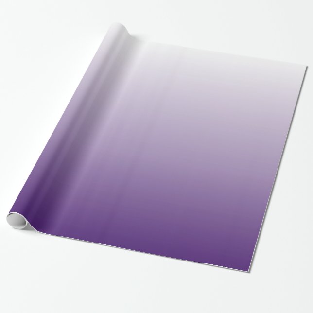 Flickminimalistisk Chic ombre lilac lavender lila Presentpapper (Utrullad)