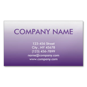 Flickminimalistisk Chic ombre lilac lavender lila Visitkortmagnet