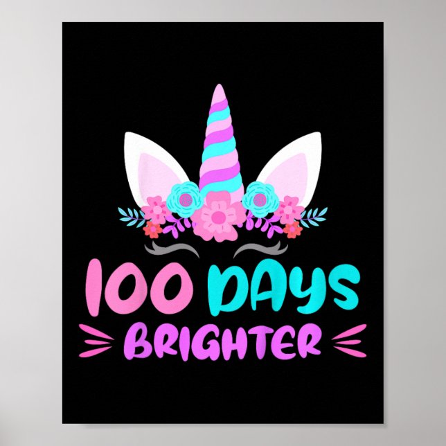 Flickor 100 skoldagar för skollärare poster (Framsidan)