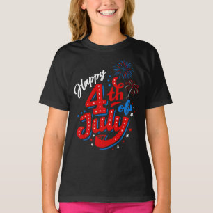 Flickor 250-årsjubileum 4 juli t shirt