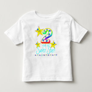 Flickor 2 år gammal Toppen Star Shirt Tee