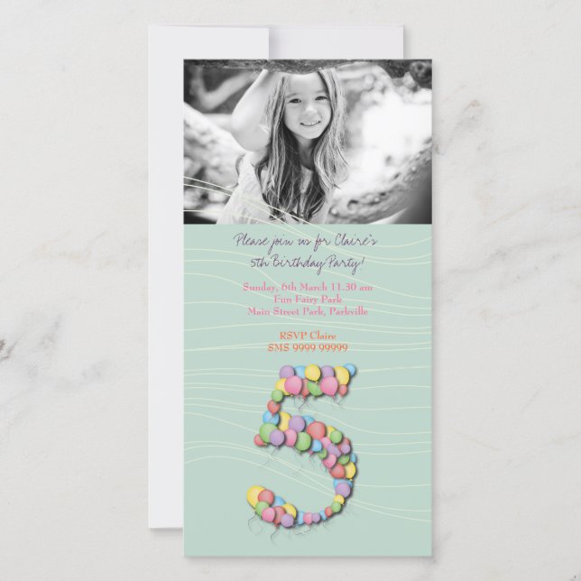 Flickor, 5:E Födelsedagsfest-ballonger (Framsida)