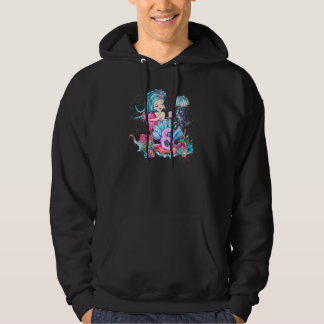 Flickor 6e födelsedag Födelsedagsfest för Sjöjungf Hoodie