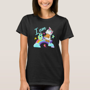Flickor 8:e födelsedagen: Unicorn Teddy Kids T Shirt