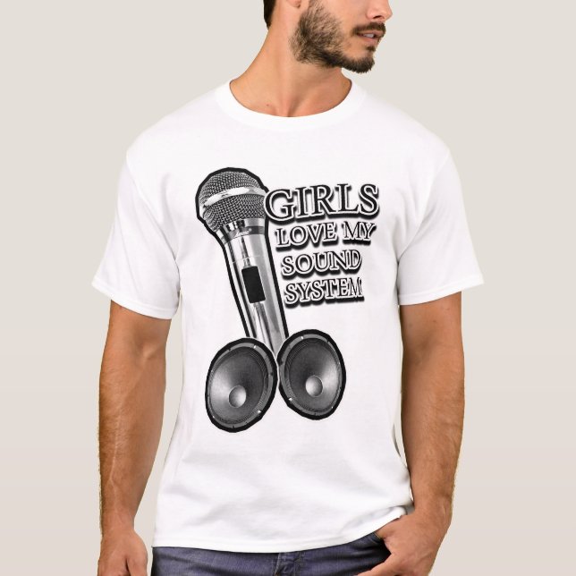 Flickor älskar mitt SOLIDA SYSTEM Tee Shirt (Framsida)