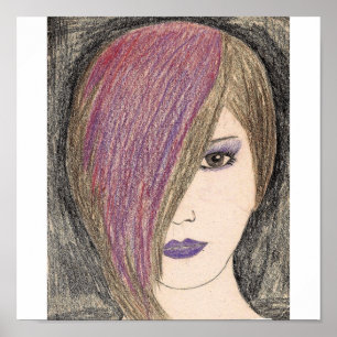 Flickor ansikte 2 poster