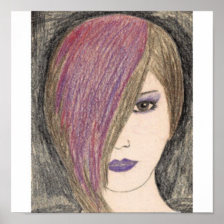 Flickor ansikte 2 poster