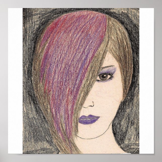 Flickor ansikte 2 poster (Framsidan)