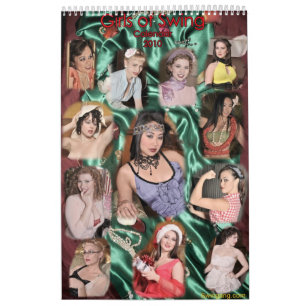 Flickor av gunga 2010 kalender