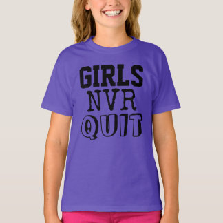 Flickor avslutar aldrig Tanktopet Anpassningsbar Tee