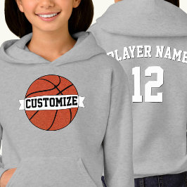 Flickor Basketball Anpassningsbar Player Namn & nu T Shirt