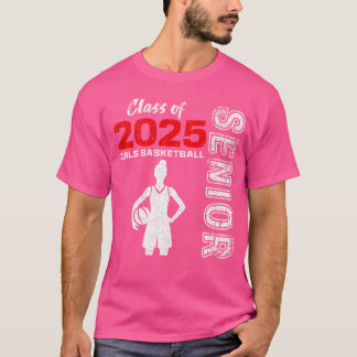 Flickor, basketboll, högre klass för 2025-flickor t shirt
