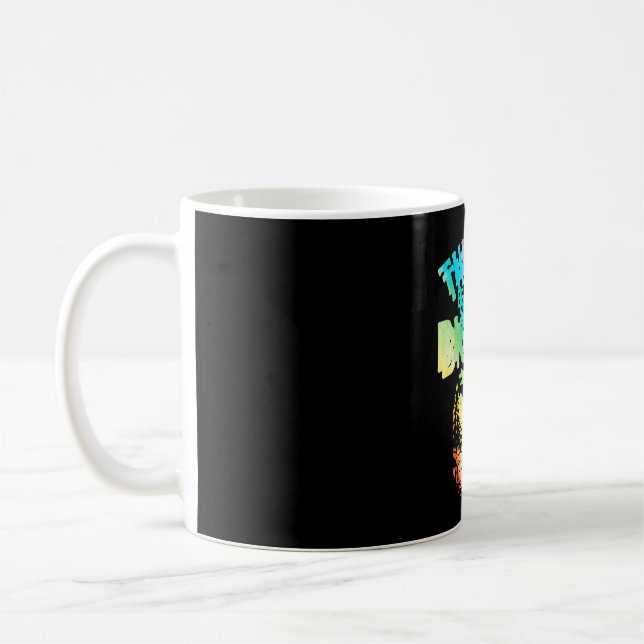 Flickor bigfoot-troende tie dye sasquatch kryptid kaffemugg (Vänster)