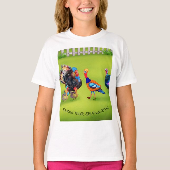 Flickor BJJ T-shirt (Framsida)