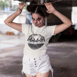 "Flickor blir flickor | Cute Witch-Thated Hallowee T Shirt