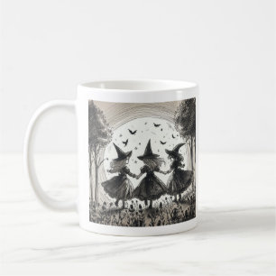Flickor blir flickor som dansar Witches Kaffemugg