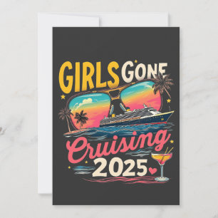Flickor Borta marschering 2025 Travel Girls Resa Inbjudningar