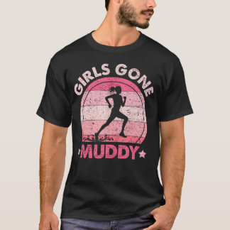 Flickor Borta Muddy Lera Springa Women Springa Squ T Shirt